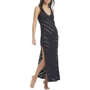 Red Carter Womens  Core Coverup Long Tank Dress, Black